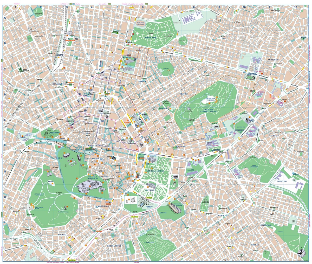 地図syngrou avenue Athens