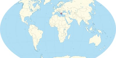 アテネギリシャが世界の地図