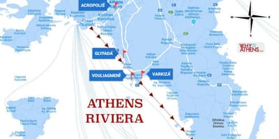 地図のアテネリヴィエラ