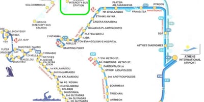 地図liosionスアテネ 