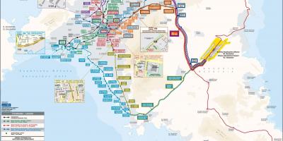 アテネx96バス路線図