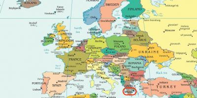 地図のア地図欧州